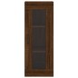vidaXL Credenza Rovere Marrone 34,5x34x180 cm in Legno Multistrato vidaXL Credenza Rovere Marrone 34,5x34x180 cm in Legno Multistrato