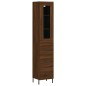 vidaXL Credenza Rovere Marrone 34,5x34x180 cm in Legno Multistrato vidaXL Credenza Rovere Marrone 34,5x34x180 cm in Legno Multistrato