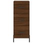 vidaXL Credenza Rovere Marrone 34,5x34x180 cm in Legno Multistrato vidaXL Credenza Rovere Marrone 34,5x34x180 cm in Legno Multistrato