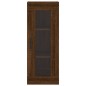 vidaXL Credenza Rovere Marrone 34,5x34x180 cm in Legno Multistrato vidaXL Credenza Rovere Marrone 34,5x34x180 cm in Legno Multistrato