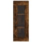vidaXL Credenza Rovere Fumo 34,5x34x180 cm in Legno Multistrato vidaXL Credenza Rovere Fumo 34,5x34x180 cm in Legno Multistrato