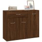 Credenza Rovere Marrone 88x30x70 cm in Legno Multistrato Credenza Rovere Marrone 88x30x70 cm in Legno Multistrato