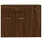 Credenza Rovere Marrone 88x30x70 cm in Legno Multistrato Credenza Rovere Marrone 88x30x70 cm in Legno Multistrato