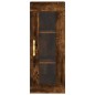 vidaXL Credenza Rovere Fumo 34,5x34x180 cm in Legno Multistrato vidaXL Credenza Rovere Fumo 34,5x34x180 cm in Legno Multistrato