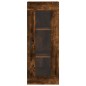 vidaXL Credenza Rovere Fumo 34,5x34x180 cm in Legno Multistrato vidaXL Credenza Rovere Fumo 34,5x34x180 cm in Legno Multistrato