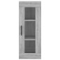 vidaXL Credenza Grigio Sonoma 34,5x34x180 cm in Legno Multistrato vidaXL Credenza Grigio Sonoma 34,5x34x180 cm in Legno Multistrato