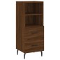 vidaXL Credenza Rovere Marrone 34,5x34x180 cm in Legno Multistrato vidaXL Credenza Rovere Marrone 34,5x34x180 cm in Legno Multistrato