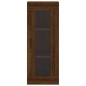 vidaXL Credenza Rovere Marrone 34,5x34x180 cm in Legno Multistrato vidaXL Credenza Rovere Marrone 34,5x34x180 cm in Legno Multistrato