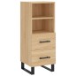 vidaXL Credenza Rovere Sonoma 34,5x34x180 cm in Legno Multistrato vidaXL Credenza Rovere Sonoma 34,5x34x180 cm in Legno Multistrato