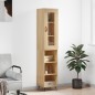 vidaXL Credenza Rovere Sonoma 34,5x34x180 cm in Legno Multistrato vidaXL Credenza Rovere Sonoma 34,5x34x180 cm in Legno Multistrato