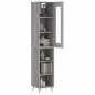 vidaXL Credenza Grigio Sonoma 34,5x34x180 cm in Legno Multistrato vidaXL Credenza Grigio Sonoma 34,5x34x180 cm in Legno Multistrato