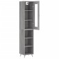 vidaXL Credenza Grigio Sonoma 34,5x34x180 cm in Legno Multistrato vidaXL Credenza Grigio Sonoma 34,5x34x180 cm in Legno Multistrato