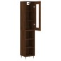 vidaXL Credenza Rovere Marrone 34,5x34x180 cm in Legno Multistrato vidaXL Credenza Rovere Marrone 34,5x34x180 cm in Legno Multistrato