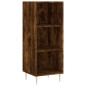 vidaXL Credenza Rovere Fumo 34,5x34x180 cm in Legno Multistrato vidaXL Credenza Rovere Fumo 34,5x34x180 cm in Legno Multistrato