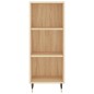 vidaXL Credenza Rovere Sonoma 34,5x34x180 cm in Legno Multistrato vidaXL Credenza Rovere Sonoma 34,5x34x180 cm in Legno Multistrato