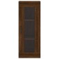 vidaXL Credenza Rovere Marrone 34,5x34x180 cm in Legno Multistrato vidaXL Credenza Rovere Marrone 34,5x34x180 cm in Legno Multistrato