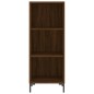 vidaXL Credenza Rovere Marrone 34,5x34x180 cm in Legno Multistrato vidaXL Credenza Rovere Marrone 34,5x34x180 cm in Legno Multistrato