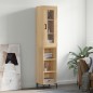 vidaXL Credenza Rovere Sonoma 34,5x34x180 cm in Legno Multistrato vidaXL Credenza Rovere Sonoma 34,5x34x180 cm in Legno Multistrato