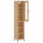 vidaXL Credenza Rovere Sonoma 34,5x34x180 cm in Legno Multistrato vidaXL Credenza Rovere Sonoma 34,5x34x180 cm in Legno Multistrato
