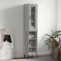 vidaXL Credenza Grigio Sonoma 34,5x34x180 cm in Legno Multistrato vidaXL Credenza Grigio Sonoma 34,5x34x180 cm in Legno Multistrato
