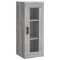 vidaXL Credenza Grigio Sonoma 34,5x34x180 cm in Legno Multistrato vidaXL Credenza Grigio Sonoma 34,5x34x180 cm in Legno Multistrato