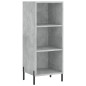 vidaXL Credenza Grigio Cemento 34,5x34x180 cm in Legno Multistrato vidaXL Credenza Grigio Cemento 34,5x34x180 cm in Legno Multistrato