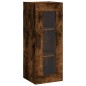 vidaXL Credenza Rovere Fumo 34,5x34x180 cm in Legno Multistrato vidaXL Credenza Rovere Fumo 34,5x34x180 cm in Legno Multistrato
