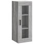 vidaXL Credenza Grigio Sonoma 34,5x34x180 cm in Legno Multistrato vidaXL Credenza Grigio Sonoma 34,5x34x180 cm in Legno Multistrato
