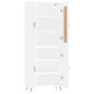 vidaXL Credenza Bianca 69,5x34x180 cm in Legno Multistrato vidaXL Credenza Bianca 69,5x34x180 cm in Legno Multistrato