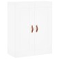vidaXL Credenza Bianca 69,5x34x180 cm in Legno Multistrato vidaXL Credenza Bianca 69,5x34x180 cm in Legno Multistrato