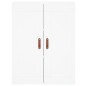 vidaXL Credenza Bianca 69,5x34x180 cm in Legno Multistrato vidaXL Credenza Bianca 69,5x34x180 cm in Legno Multistrato