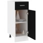 Armadio con Cassetto Nero 30x46x81,5 cm in Truciolato Armadio con Cassetto Nero 30x46x81,5 cm in Truciolato