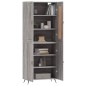 vidaXL Credenza Grigio Sonoma 69,5x34x180 cm in Legno Multistrato vidaXL Credenza Grigio Sonoma 69,5x34x180 cm in Legno Multistrato