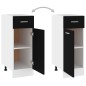 Armadio con Cassetto Nero 30x46x81,5 cm in Truciolato Armadio con Cassetto Nero 30x46x81,5 cm in Truciolato