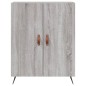 vidaXL Credenza Grigio Sonoma 69,5x34x180 cm in Legno Multistrato vidaXL Credenza Grigio Sonoma 69,5x34x180 cm in Legno Multistrato