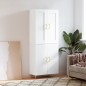 vidaXL Credenza Bianco Lucido 69,5x34x180 cm in Legno Multistrato vidaXL Credenza Bianco Lucido 69,5x34x180 cm in Legno Multistrato