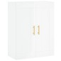 vidaXL Credenza Bianco Lucido 69,5x34x180 cm in Legno Multistrato vidaXL Credenza Bianco Lucido 69,5x34x180 cm in Legno Multistrato
