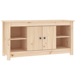 vidaXL Mobile Porta TV 103x36,5x52 cm in Legno Massello di Pino