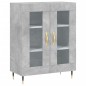 vidaXL Credenza Grigio Cemento 69,5x34x180 cm in Legno Multistrato vidaXL Credenza Grigio Cemento 69,5x34x180 cm in Legno Multistrato