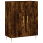 vidaXL Credenza Rovere Fumo 69,5x34x180 cm in Legno Multistrato vidaXL Credenza Rovere Fumo 69,5x34x180 cm in Legno Multistrato