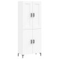 vidaXL Credenza Bianca 69,5x34x180 cm in Legno Multistrato vidaXL Credenza Bianca 69,5x34x180 cm in Legno Multistrato