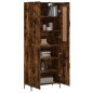 vidaXL Credenza Rovere Fumo 69,5x34x180 cm in Legno Multistrato vidaXL Credenza Rovere Fumo 69,5x34x180 cm in Legno Multistrato