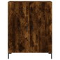 vidaXL Credenza Rovere Fumo 69,5x34x180 cm in Legno Multistrato vidaXL Credenza Rovere Fumo 69,5x34x180 cm in Legno Multistrato