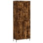 vidaXL Credenza Rovere Fumo 69,5x34x180 cm in Legno Multistrato vidaXL Credenza Rovere Fumo 69,5x34x180 cm in Legno Multistrato