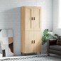 vidaXL Credenza Rovere Sonoma 69,5x34x180 cm in Legno Multistrato vidaXL Credenza Rovere Sonoma 69,5x34x180 cm in Legno Multistrato