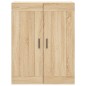 vidaXL Credenza Rovere Sonoma 69,5x34x180 cm in Legno Multistrato vidaXL Credenza Rovere Sonoma 69,5x34x180 cm in Legno Multistrato