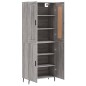 vidaXL Credenza Grigio Sonoma 69,5x34x180 cm in Legno Multistrato vidaXL Credenza Grigio Sonoma 69,5x34x180 cm in Legno Multistrato