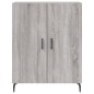 vidaXL Credenza Grigio Sonoma 69,5x34x180 cm in Legno Multistrato vidaXL Credenza Grigio Sonoma 69,5x34x180 cm in Legno Multistrato