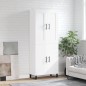 vidaXL Credenza Bianco Lucido 69,5x34x180 cm in Legno Multistrato vidaXL Credenza Bianco Lucido 69,5x34x180 cm in Legno Multistrato