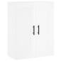 vidaXL Credenza Bianco Lucido 69,5x34x180 cm in Legno Multistrato vidaXL Credenza Bianco Lucido 69,5x34x180 cm in Legno Multistrato